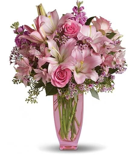 Sympathy flower bouquet arrangement